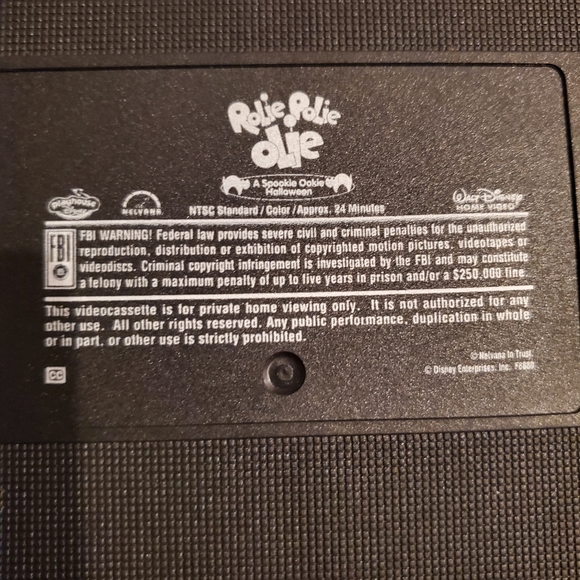 🛍Rolie Polie Olie-A Spookie Ookie Halloween VHS video Playhouse Disney - Picture 6 of 7